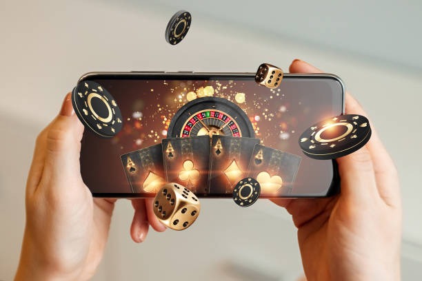 Mobile app interface showing live casino tables and sports markets